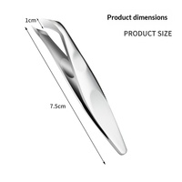 Alicates Profesionales de Acero Inoxidable para Cutículas, Tijeras para Uñas Encarnadas, Pinzas Exfoliantes, Afiladas y Duraderas para Salón de Manicura