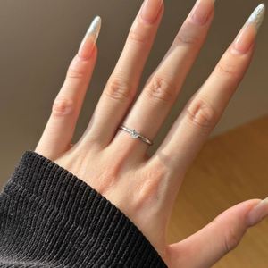 Dylam Classic Design Fine Jewelry <b>925</b> Sterling <b>Silver</b> Rhodium 14K Gold Plated Heart Shape 5A Zirconia Wedding Engagement <b>Rings</b> - Product Image 4