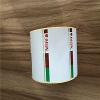Papier d'étiquettes thermosensibles pour transfert thermique, prix usine, utilisé dans les imprimantes à ruban