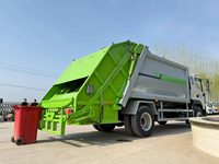 Nouveau camion compacteur de déchets Foton Planet 14-18cbm 4x2 à chargement arrière manuel, 245HP, Euro 5, diesel, pour la collecte des déchets