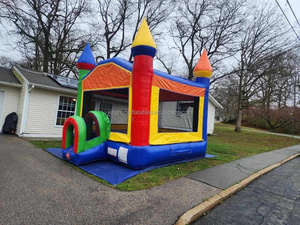 Castello gonfiabile gonfiabile del castello di salto all'aperto del Pvc del grado commerciale buttafuori con l'aeratore - Product Image 2