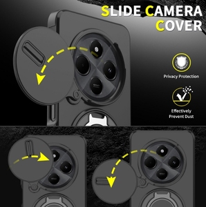 Gscase 360 ° Xoay Vòng Đứng Từ Tính Sạc Không Dây Được Trang bị Với Được Xây Dựng Trong Sắt Vòng Điện Thoại Trường Hợp Đối Với Xiaomi Note14 - Product Image 5