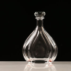 Botellas de Vidrio Personalizadas para Whisky y Vodka, Forma de Cristal Transparente de Cuello <span class=keywords><strong>Largo</strong></span>, 250ml, 500ml, 750ml - Product Image 6