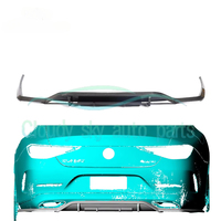 Diffuseur d'aileron arrière en fibre de carbone FT W219 C257 CLS Class pour Mercedes Benz 400 550 4 portes 2018-2019