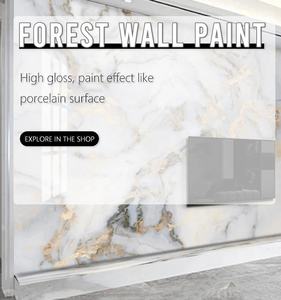 طلاء فني شفاف مقاوم للغبار ذو أساس مائي يحاكي الرخام بتأثير مصقول لتزيين الجدران - Product Image 2