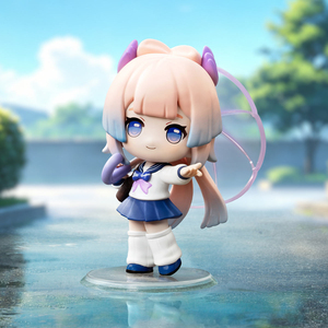 POP MART Autentico <span class=keywords><strong>Genshin</strong></span> <span class=keywords><strong>Impact</strong></span> Academy Light & Shadow Poetry Set da 12 Pezzi Blind Box Anime Chibi Figure da Collezione per Scrivania Regalo - Product Image 3