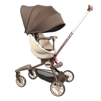 Vente en gros de poussettes pour bébé légères personnalisées Supports pliants à une main en une étape lorsque les poussettes pour bébé sont pliées