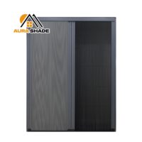 Portes coulissantes pliantes sans rail à succès, écran plissé en maille, imperméables, écologiques, haute occultation, modernes pour la maison
