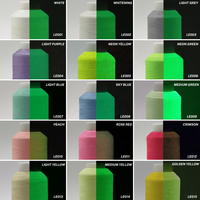Lueur lumineuse dans le noir 150D/2 fil à coudre à broder en polyester rouleau de 3000 mètres
