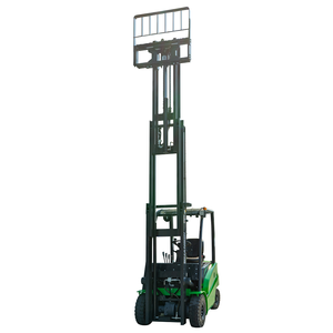 Forklift merek Top 2ton 3ton full-electric truk forklift penggerak empat roda sit-on bekas montacargas usados - Product Image 1