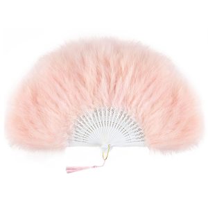 Quạt Lông Vũ Múa Bụng Đám Cưới Màu Bán Sỉ Quạt Cầm Tay Gấp Gọn Quạt Cầm Tay Lông Vũ Nhiều Màu Gấp Gọn Cho Đám Cưới - Product Image 3