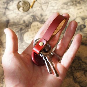 Cowhide <b>Key</b> Chain <b>Ring</b> for Men and Women Vintage Genuine Leather Car Keychain Car Keychain Pendant <b>Key</b> <b>Rings</b> Holder - Product Image 3