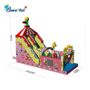 Toboggan gonflable gonflable de château de videur de divertissement d'enfants - Product Image 3