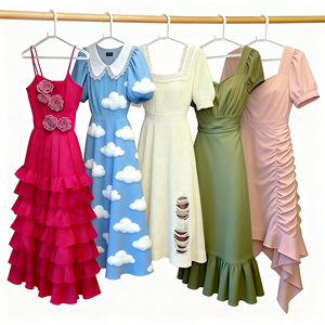 Grand stock de robes de fête d'occasion pour enfants, vêtements usagés en gros, robes de mode pour enfants pour le marché des vêtements de seconde main, 38 kg - Product Image 2