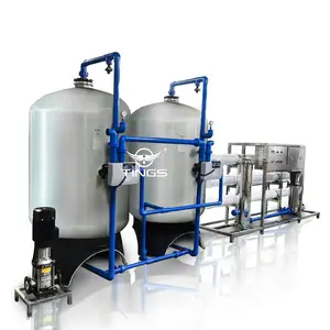 fully automatic reverse osmosis water purifier water treatment and filling machine for commercia