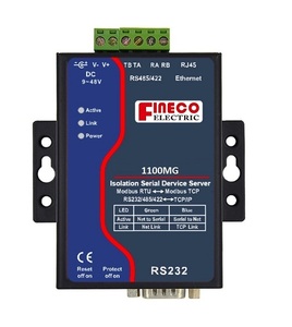 Passerelle Fineco 1100MG avec Ethernet Modbus TCP et RS485 RTU IP54 pour PLC ou compteur d'énergie, convertisseur Ethernet RS485 1100MG - Product Image 1