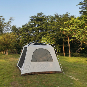 YGY Double couche Glamping, installation instantanée, tente de Camping, 3 à 4 personnes, étanche, Anti-UV, famille, extérieur, 4 saisons, tente de jardin - Product Image 3
