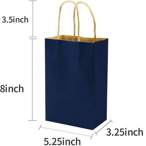 Gifts Kraft Paper <b>Bags</b> with Handles <b>Craft</b> Grocery Retail Shopping <b>Bags</b> Wedding Party Gifts <b>Bags</b> Takeaway Food Paper <b>Bags</b> - Product Image 6