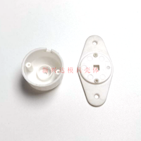 Boîtier en plastique avec double trou de fixation, enveloppe de microphone OEM pour module de circuit de capture audio de sécurité