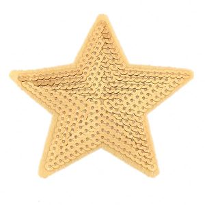 Patchs brodés personnalisés en gros, étoiles, cœurs, paillettes pour vêtements - Product Image 5