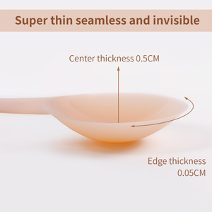 Xinke penutup puting silikon dapat dicuci, perekat kuat lengket dan tidak terlihat Push-up untuk aksesoris intim - Product Image 2