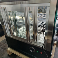 Présentoir à gâteaux circulaire réfrigérateur comptoir boulangerie vitrine chaud mini réfrigérateur chauffe-gâteaux
