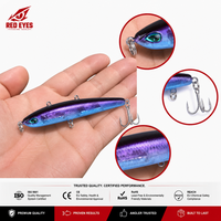 Échantillon Gratuit Leurre Dur Coulant ABS Red Eyeds 7,5 cm 9g, Type Crayon, Micro Walk the Dog, pour Pêche en Mer, Conditionnement en Boîte, Vente en Gros