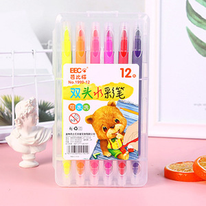 GF extremos dobles 12/18/24/36 colores pincel <span class=keywords><strong>de</strong></span> acuarela pluma estudiantes pluma <span class=keywords><strong>de</strong></span> colores lavable niños bolígrafos para colorear para suministros <span class=keywords><strong>de</strong></span> arte - Product Image 6