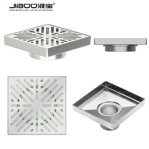 Drain <span class=keywords><strong>de</strong></span> <span class=keywords><strong>sol</strong></span> <span class=keywords><strong>de</strong></span> douche carré moderne en acier inoxydable 304/316L pour hôtel et salle <span class=keywords><strong>de</strong></span> bain avec fonction anti-obstruction - Product Image 2