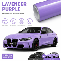 Film de protection de véhicule (PPF) en TPU aliphatique de la série Crystal Violet Lavande, auto-réparant, anti-jaunissement, hydrophobe, vente en gros, coloré
