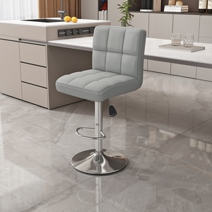 Taburete de Bar de Metal Resistente Estilo <span class=keywords><strong>Italiano</strong></span>, Base Ecológica y Duradera, Muebles Comerciales Modernos para Comedor, Hotel, Bar y Restaurante - Product Image 2