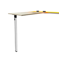 Pendentif intérieur de jambe de table pliante en alliage d'aluminium de camping-car au design moderne support amovible pièces d'armoires de cuisine modifiées accessoires