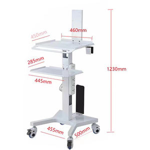 Carrello Medicale per Scansione Orale Dentale, Carrello per Scanner Dentale, Carrello per Scanner Intraorale con Supporto per Monitor - Product Image 3