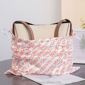 Bolsas de Tela de Satén de Seda Grandes con Cordón, para Regalos Promocionales Personalizados, para Empacar Bolsos y Zapatos - Product Image 2