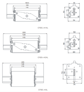 <span class=keywords><strong>CFBS</strong></span>-H1XL/H2XL/H3L 80-1000A 15000V DC FUSE LINK Batterie Systèmes de stockage d'énergie Fusibles - Product Image 3