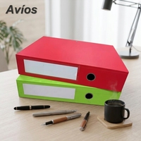Boîte de rangement pour dossiers A4 personnalisée, imperméable, en PP, pour fournitures de bureau, grande capacité, pour dossiers d'entretien