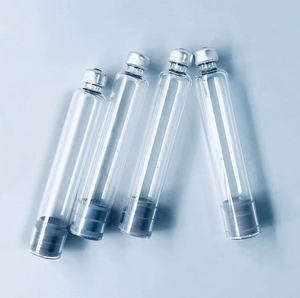 3ml High Borosilicate Glass Disposable Conical <b>Bottle</b> With Rubber <b>Stopper</b> Sealing in Stock Medical Beauty Liquid Glass Vial - Product Image 1
