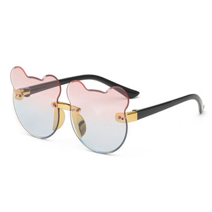 Lunettes de soleil pour enfants lunettes de soleil mode bébé lunettes de soleil yeux femme garçons mignon dessin animé jouets enfants bébé ours lunettes de soleil - Product Image 3
