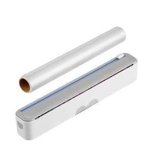 Wholesale Fixing <b>Foil</b> Cling Film Wrap Dispenser Food Cutter Plastic Storage Holder <b>Kitchen</b> Tool Accessories - Product Image 5