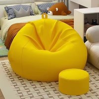Sofá perezoso de piel de lujo, sofá Xxl, bolsa de frijol esponjosa, funda para silla, moderna Homguava, bolsa de frijol gigante grande, cama para adultos humanos