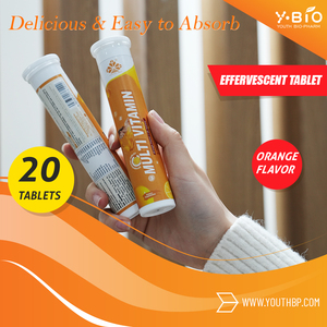 Compresse Effervescenti Multivitaminiche alla Vitamina C per il Supporto del Metabolismo Energetico, per Fitness e Benessere, Consegna Rapida - Product Image 3