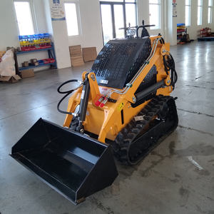 मुफ्त शिपिंग सस्ते नए छोटे बगीचे लोडर व्हील/ट्रैक मिनी स्किड आगे 1 वर्ष 13.5 एचपी 0.12 मीटर बाल्टी क्षमता - Product Image 2