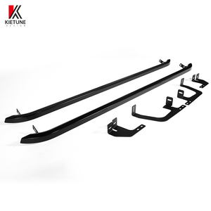 Marchepieds latéraux, barres latérales en acier noir mat, accessoires extérieurs de voiture, kit carrosserie, <span class=keywords><strong>Ford</strong></span> <span class=keywords><strong>Transit</strong></span> <span class=keywords><strong>Custom</strong></span> 2013-2023, fourgon - Product Image 3