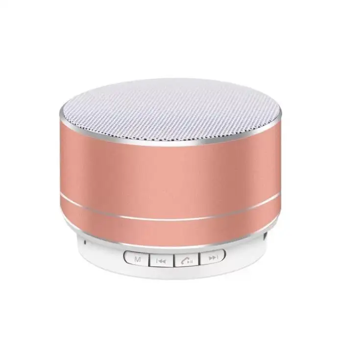New Hot Selling Colorful Small RoundMini Portable Waterproof Outdoor A10 Wireless Bluetooth Speaker Altavoces For Phone Computer