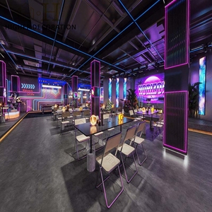 ชุดโต๊ะในบาร์และคาเฟ่แบบหรูหราเซตโต๊ะโซฟาและบาร์ร้านอาหารดีไซน์ภายในสำหรับการรับประทานอาหาร - Product Image 6