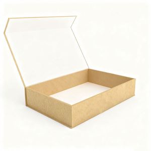 Boîte cadeau pliable personnalisée en matériau recyclé avec lamination brillante mate et logo en relief pour vernis à ongles, huiles, chaussettes, boîtes rigides - Product Image 4