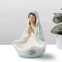 Vierge Marie bol décoratif étagère Console Table ornement transfrontalier nouvelle décoration de la maison cadeau résine matériel mignon modèle