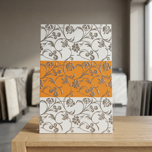 Carreaux muraux décoratifs en céramique émaillée haute brillance Vistaar Brand Golden Silver 300x600mm pour intérieur - Product Image 5