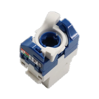 Haute qualité 180 degrés blanc D-RJ45 rotatif Cat5e/Cat6 UTP modulaire femelle connecteurs connecteur accessoires connecteur accessoire