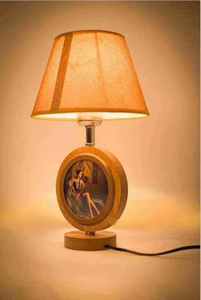 Sublimation Desk Lamp Light AC Powered Wooden Eco-Friendly Home Decor <b>Blanks</b> for Wedding Lighting Decorations - Product Image 3
